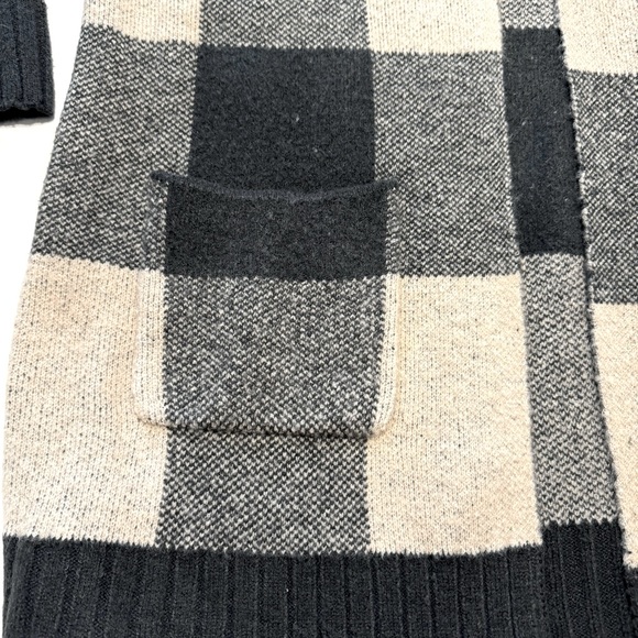 99 Jane Street Buffalo plaid cardigan sweater - Picture 3 of 4